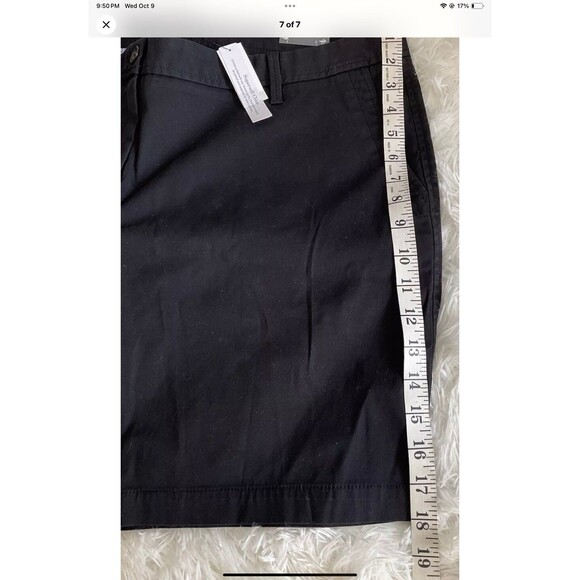 Talbots Women’s Relaxed Chino Shorts 7” Inseam Black Plus Size 16 NWT - Picture 7 of 7